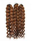 QVR Water Wave Feather Crochet Human Hair Highlight 