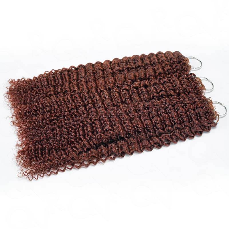 high quality crochet braids deep red color for protective styles