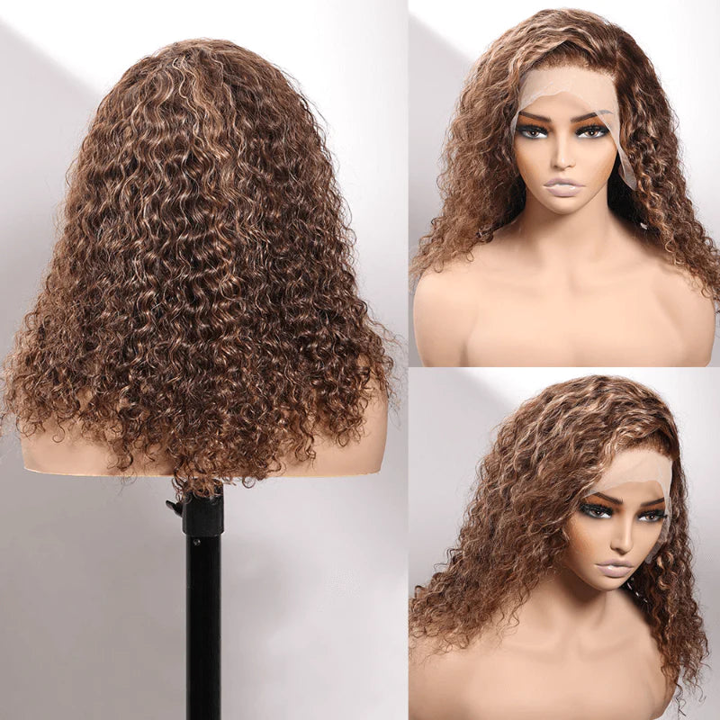 human hair lace wigs in #4/27 piano color, perfect for black women seeking vibrancy.