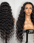 13x4 lace front human hair wigs, pre-plucked for black beauty
