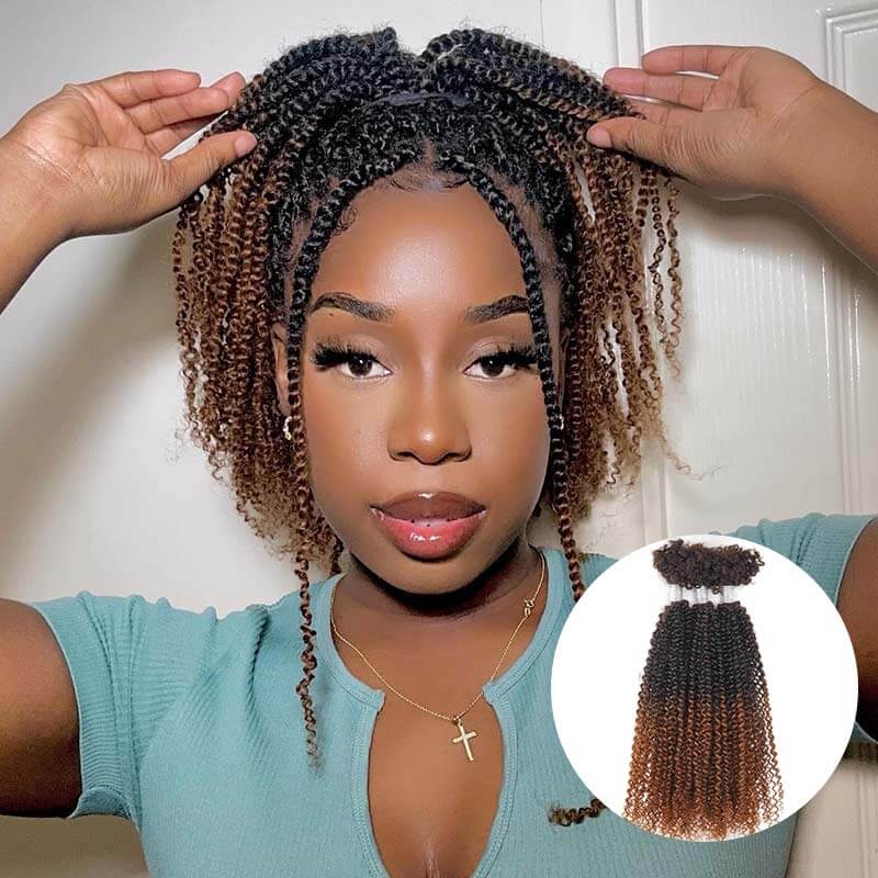 qvr afro kinky v bulk passion twist curly hair for braiding