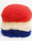 American US Flag Colored Kinky Braids Human Hair Pack