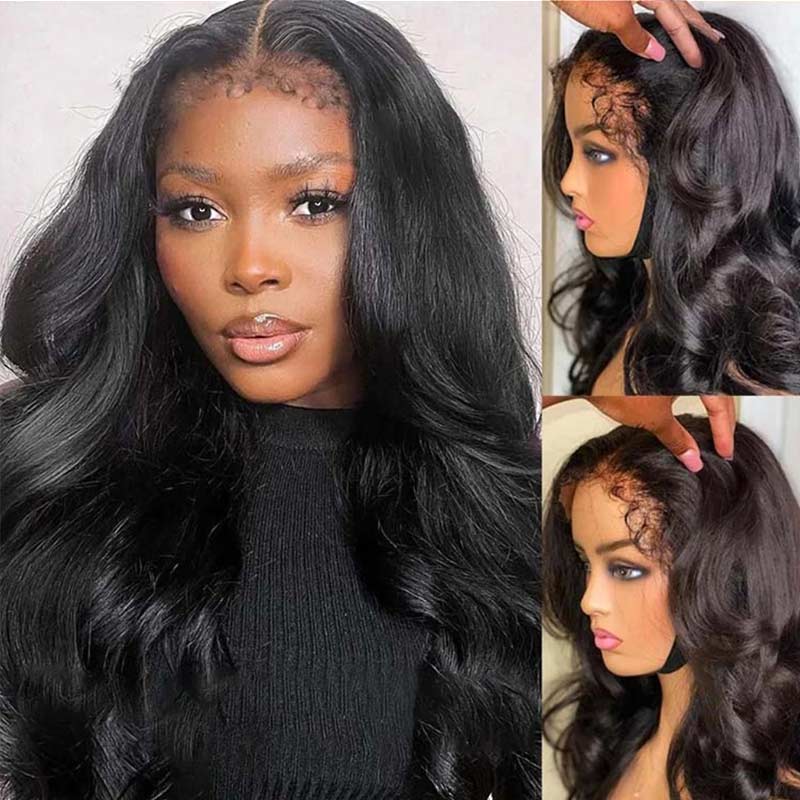 glueless human hair wigs with hd undetectable lace for an invisible finish