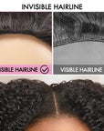 FIXED PRICE|QVR Brown Highlight Miracle Knots X Half Wig Hack Seamless Miracle Braids Human Hair Crochet Weave Hair Extension
