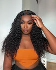 hd lace wigs human hair with deep wave style for natural look
