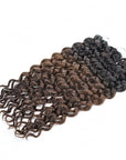 water wave crochet braids human hair ombred crochet hair