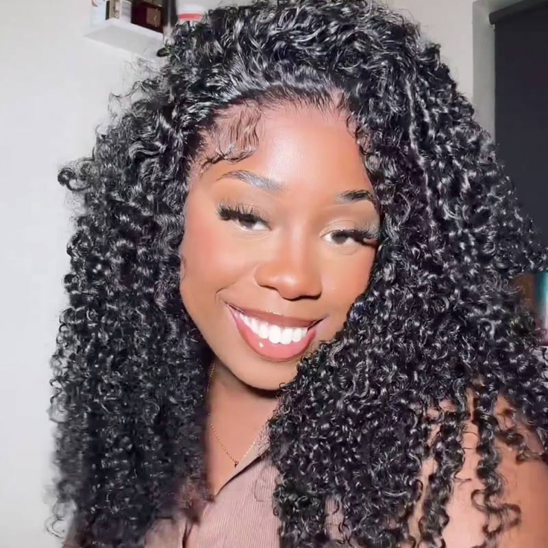 13x4/4x4/13x6 lace frontal kinky curly human hair wig for black women