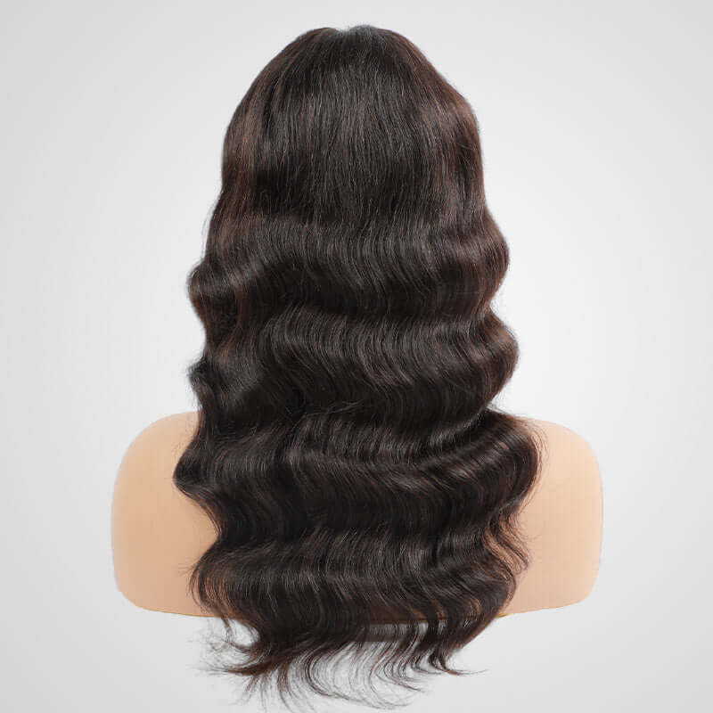 qvr wigs t lace human hair wig with natural loose waves