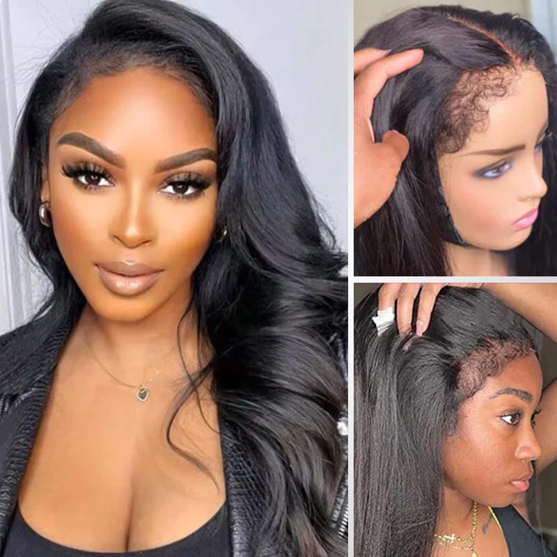 qvr glueless wigs with 4c hairline for natural, seamless blending