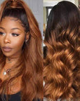 1b/30 ombre body wave glueless lace wigs for natural flow
