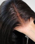 glueless wigs human hair soft silky straight texture no glue needed