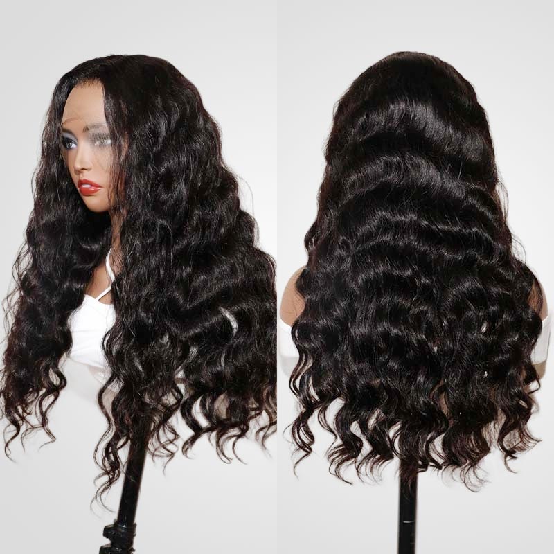 qvr hd lace wigs affordable human hair deep wave wig for black women