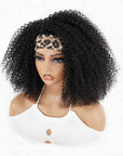 kinky curly glueless half wigs for protective hairstyle