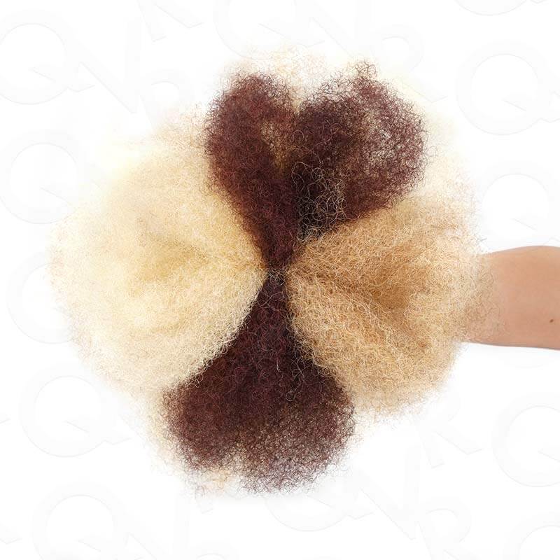 B3G1|Three Colors #32/16/613 Afro Kinky Bulk Human Hair – QVR Hair