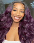 qvr wigs body wave lace front wig for natural black women’s style