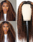 cute 13x4 lace frontal for a laid-back, real scalp effect
