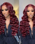 human hair wigs 13x4 lace frontal with crimp wave