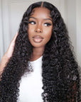 glueless hd lace wigs human hair wig with tight curls