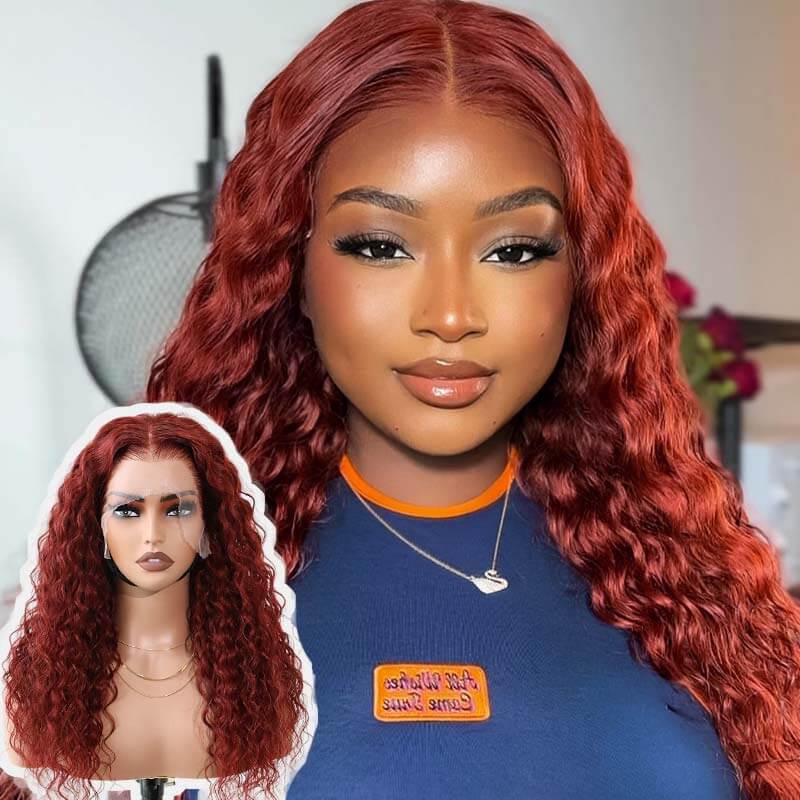 water wave human hair wigs, beginner-friendly and glueless