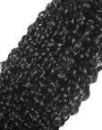 natural black jerry curly human hair weave 1 bundle