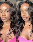 QVR Curly Edges 13x4/13x6 Lace Frontal Wigs Body Wave With Realistic Type 4 Hairline