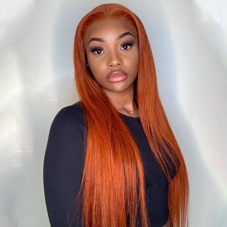 qvr wigs ginger orange human hair lace wigs for bold looks