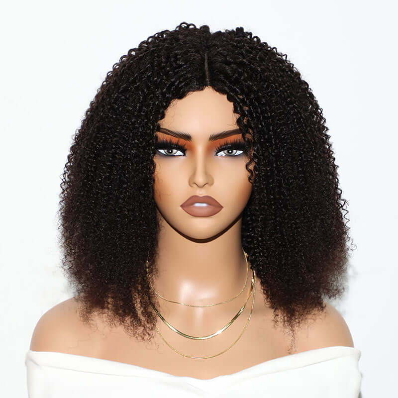 qvr kinky curly glueless wigs for black women natural texture