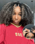 Model Show|QVR Kinky Curly V Part Wigs Highlight 