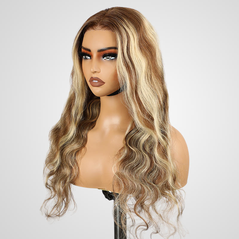 bouncy body wave glueless wear and go wig for daily wear