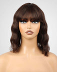qvr wigs loose deep wave short bob for black women