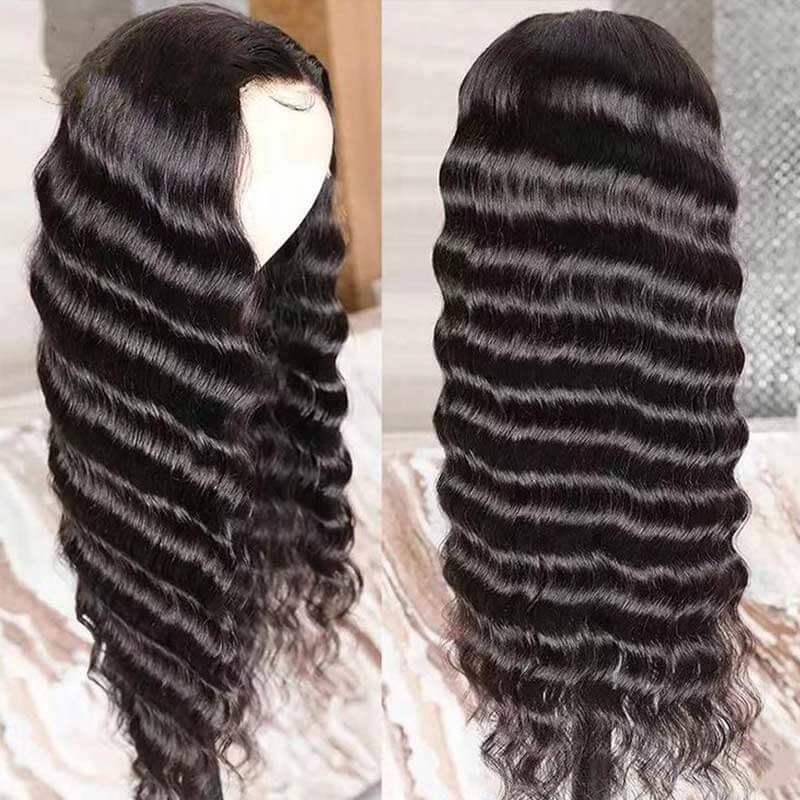 qvr glueless wigs human hair unit with pre bleached knots