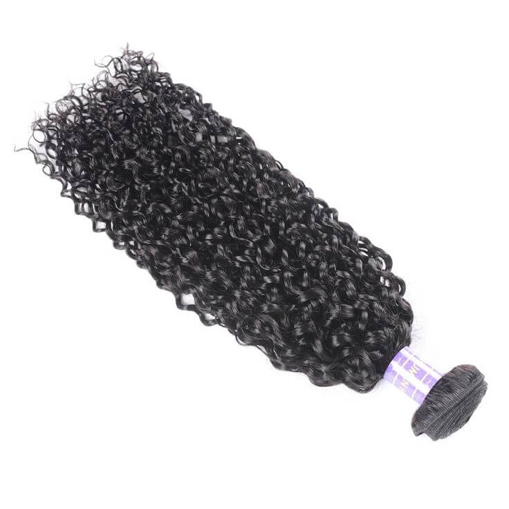 virgin human hair jerry curly hair weaves 1 bundle