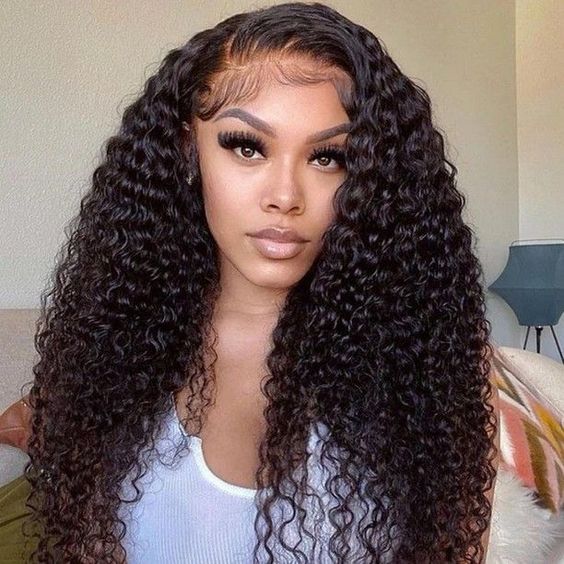 glueless jerry curly human hair wear and go wigs for everyday wear