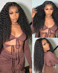 hd lace wigs human hair 13x4 lace frontal curly wig natural look