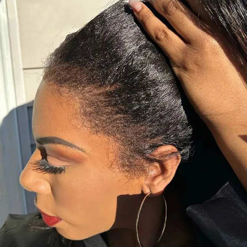 glueless lace wigs with transparent lace for an invisible hairline