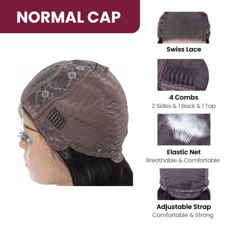 QVR Loose Deep Wave Wig 13x4 Lace Front Human Hair Wig For Women Natural Hairline With Baby Hair