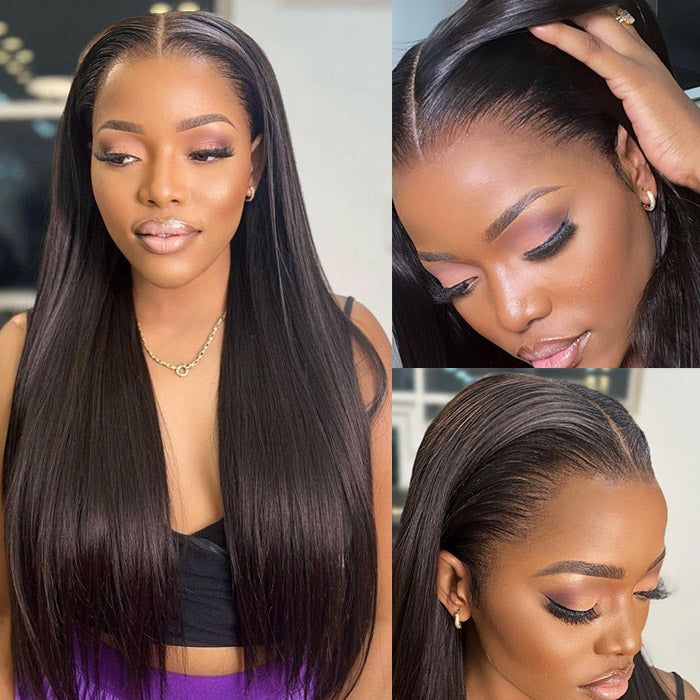glueless hd lace wigs with pre-plucked hairline for natural look
