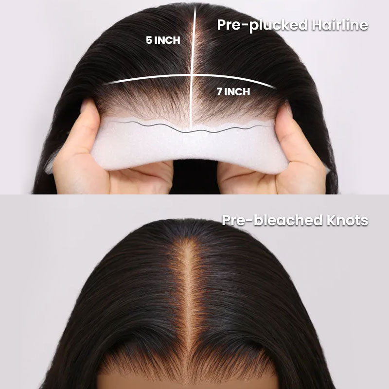 glueless wigs with pre plucked hairline easy to wear