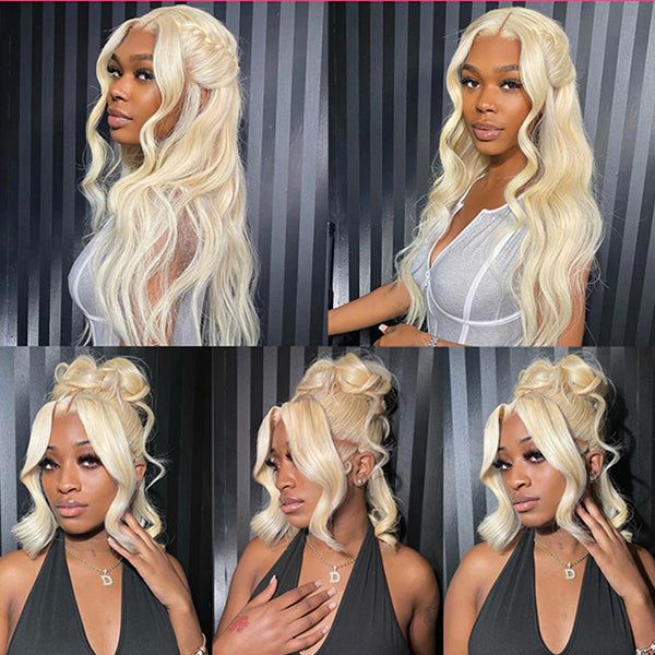 full lace wigs 613 blonde body wave for a chic style