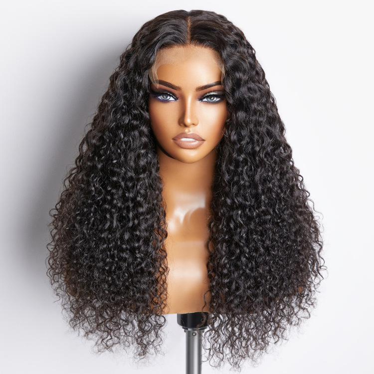qvr 5x5 hd lace wigs glueless deep wave wig for black women