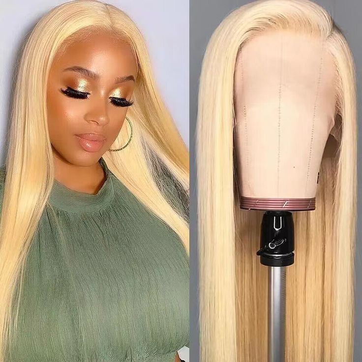 613 blonde human hair lace wigs for black women