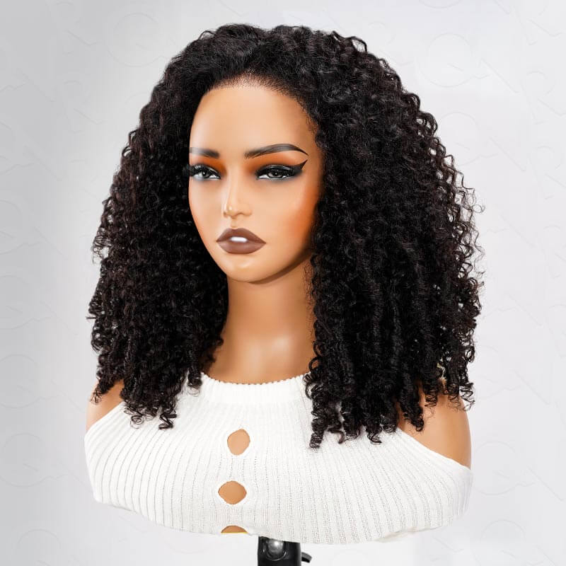 Bouncy Burmese Curly Human Hair Wigs Offer Voluminous Look