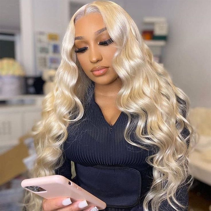 remy 613 blonde human hair lace wigs for black women