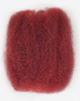 red colored afro kinky bulk human hair 