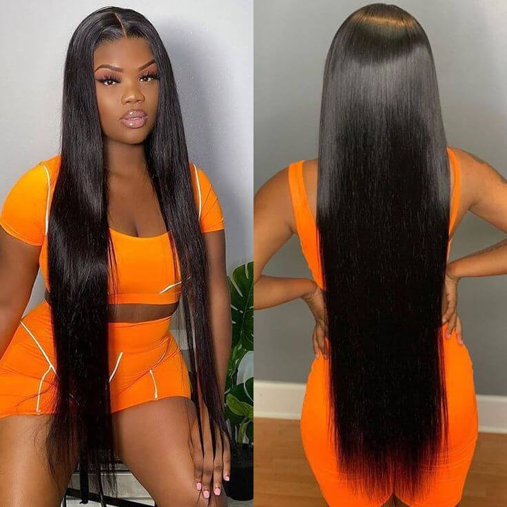 long straight human hair wigs, perfect for everyday glam