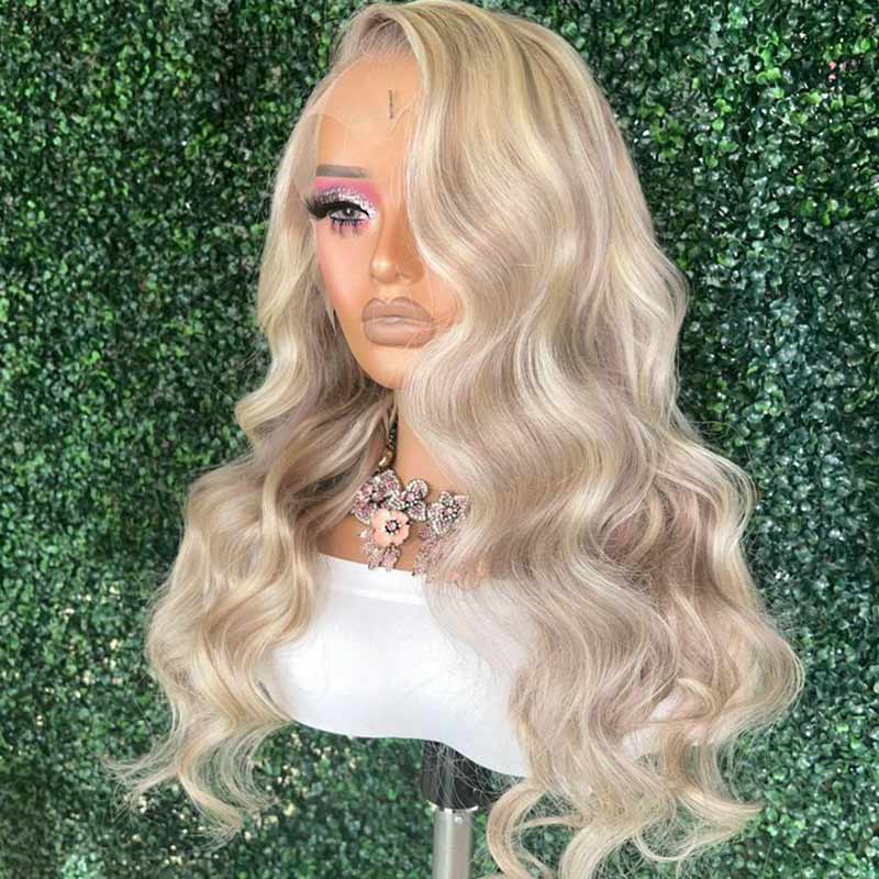 human hair lace wigs with 210% density, offering thickness and fullness.