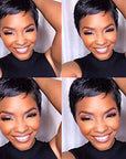 realistic pixie cut human hair wigs for stylish women