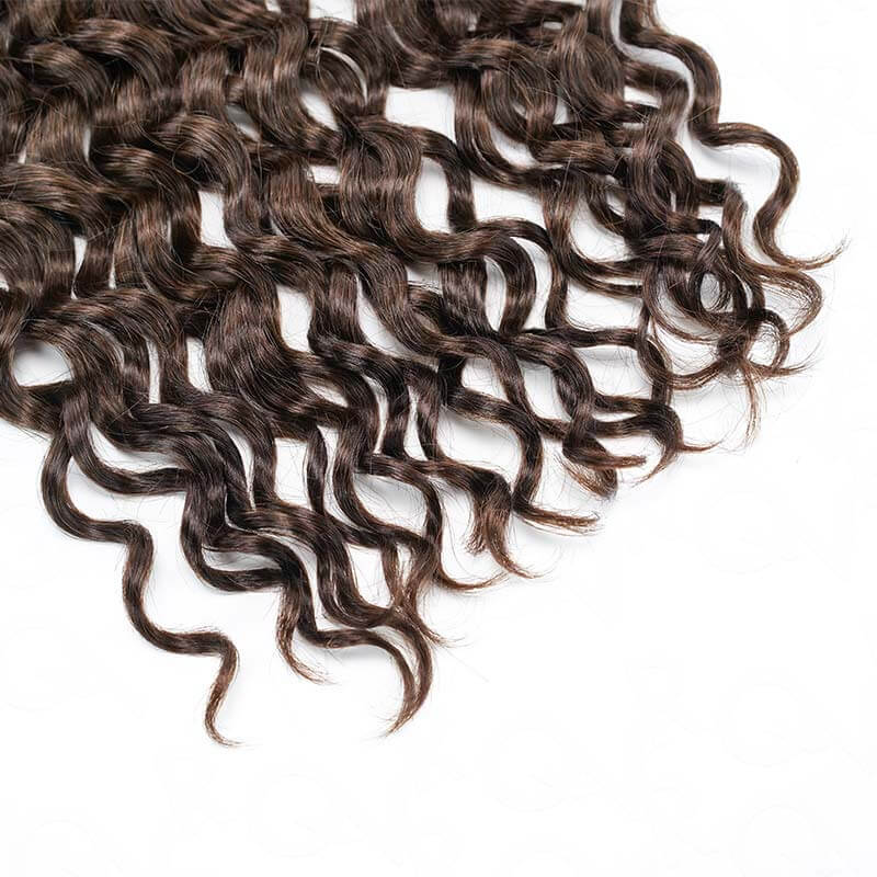 brown ends crochet braids water wave textured