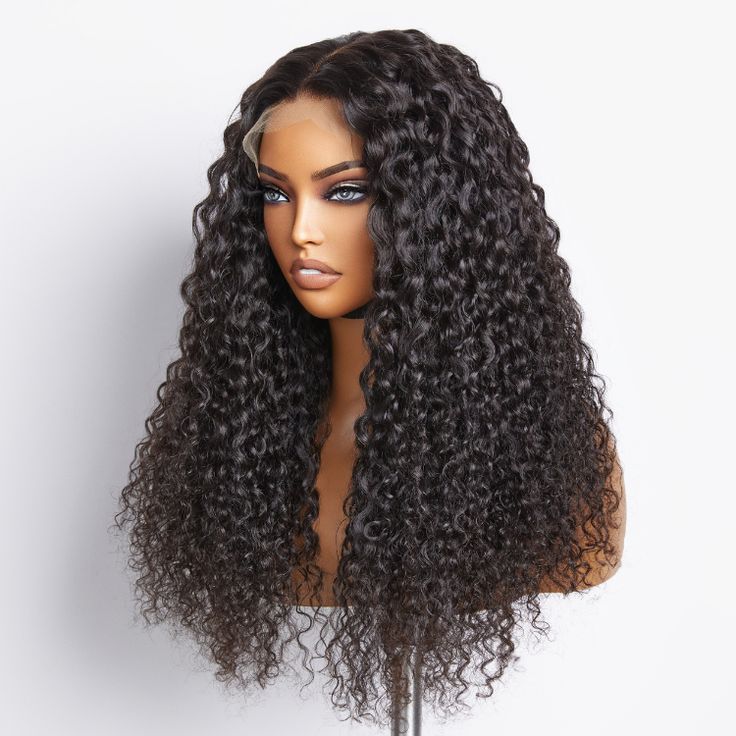 hd lace wigs deep wave human hair with 5x5 lace closure for sleek finish
