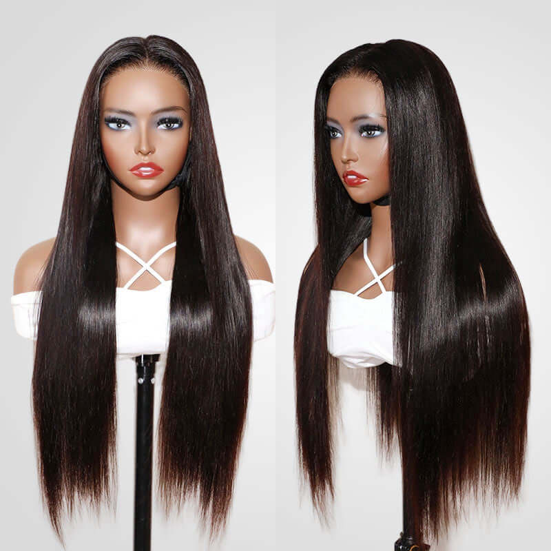 glueless lace wigs high density 210% natural look for everyday wear